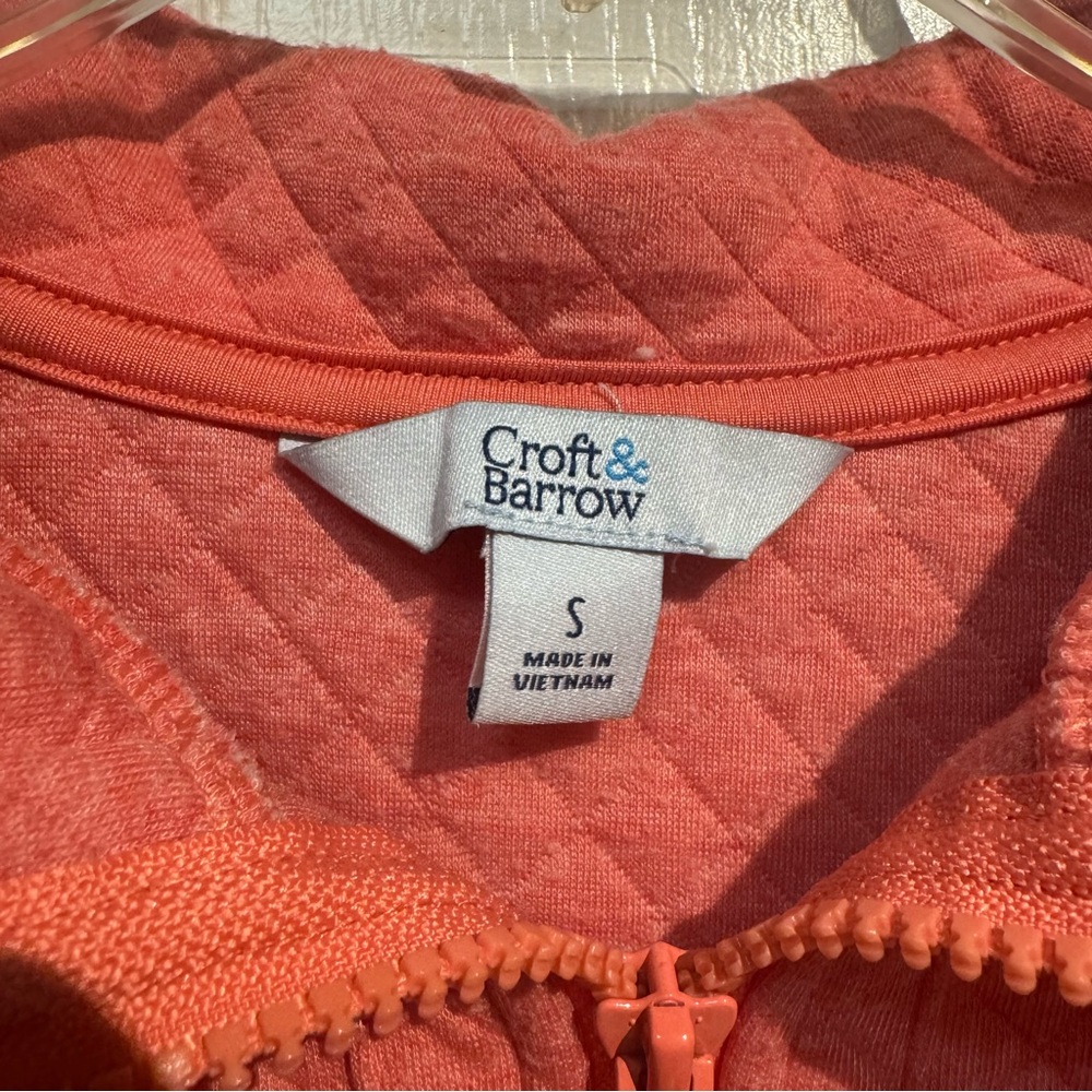 Coral 1/4 Zip Quilted Pullover Sweater - Picture 2 of 5